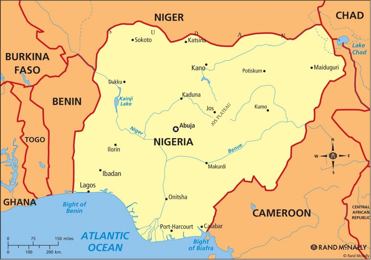 у Нігерії карті