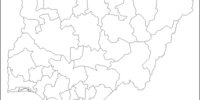 Порожня карта Нігерії