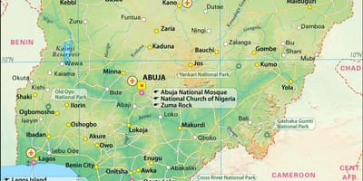 Карта картини з Нігерії