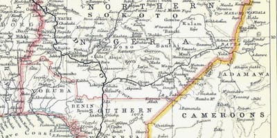 Карта старого Нігерії